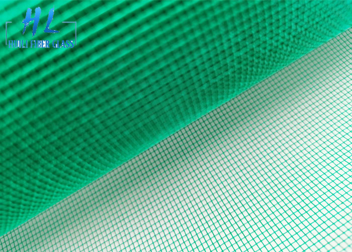 Yeşil Renkli 17 * 15 / İnç Mesh Fiberglas Sivrisinek Mesh Pencere Netleştirme