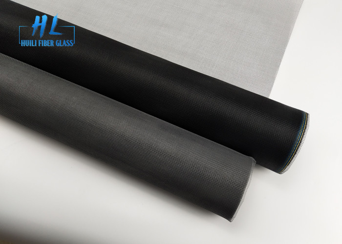 18*16 Plain Weave Fiberglass Mesh Screen Roll - Standart Siyah/ Gri - Kanca Kapalı - Renk Seçenekleri