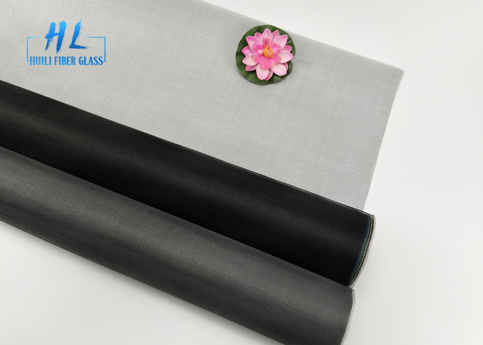Siyah Renk 20 * 20 Mesh Boyut 130G Kapılar İçin Sineklik