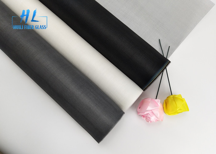Alev Dayanıklı Fiberglas Sivrisinek Mesh, Fiberglas Netleştirme Beyaz Renk Anti Sinek