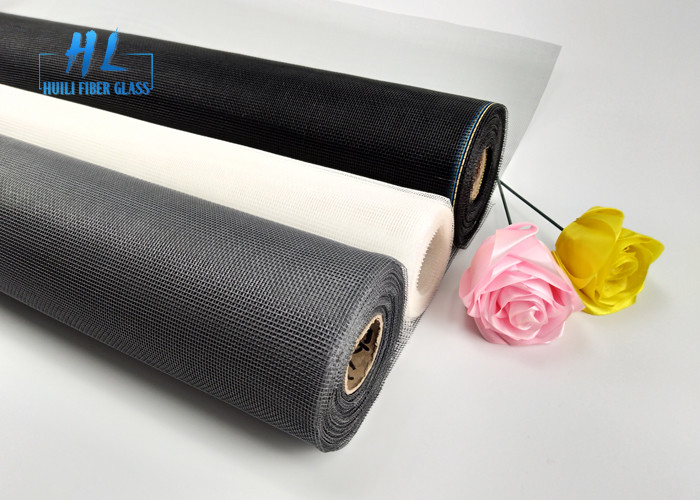 Plain Weave Fiberglass Mosquito Mesh 33 Tex Kir Engeller Siyah 0.6m-3.2m