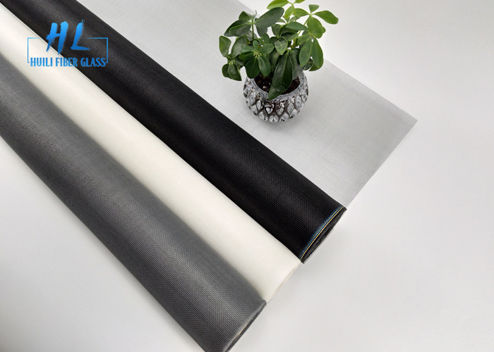 UV Dirençli Fiberglass Fly Screen Black Grey White 3.0m Fiberglass Mesh Screen Roll