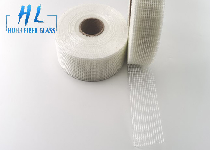 Plain Woven C Glass Fiberglass Self Adhesive Tape % 30 yapıştırıcı ısıya dayanıklı 500C'ye kadar