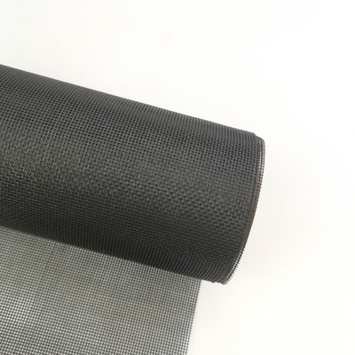 280g/m2 Siyah veya Gri PET Mesh Screen Roll 1-3m Geniş 30m ile 100m Uzunluk