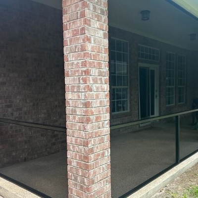 PVC Cam Elyaflı Havuz Patio Ekranı Dışarıya