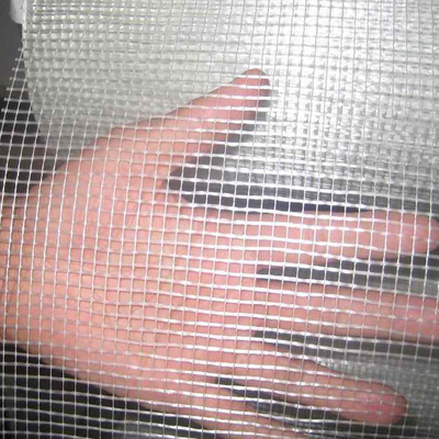 Güç C Cam Fiberglass Mesh Duvar için Beyaz / Mavi Kare Delik Ağı