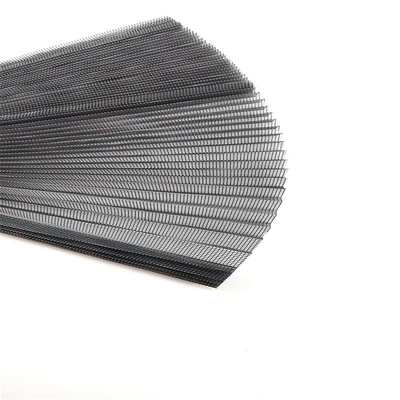 14mm Plüse Yüksekliği Plisse Böcek Ekranı Uzay tasarrufu düşük bakım ile 0.5-3.5m Plisse Genişliği