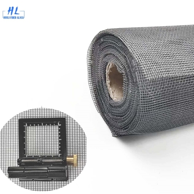 Siyah Düğümlü Cam Lifi Sivrisinek Ağı Gizlilik Ekler 30m / 100m Uzunluğunda 18x14 Ağı