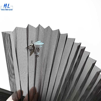 Özel kesilebilir pleated mesh ekran Pencere Kapı Dekorasyonu