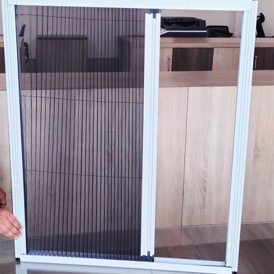 Katlama Yüksekliği 15mm Plisse Böcek Ekrani Plisli Kapı Ekrani Mesh Sivrisinek Ağı