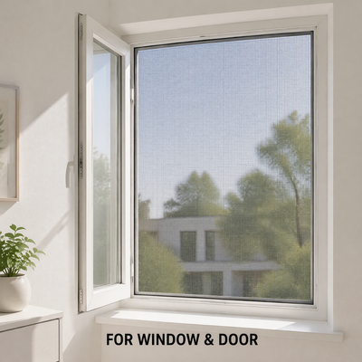 Böcek Korumalı Fiberglas Pencere Tülü 18 x 14 Gözlü, Uzun Süreli Kullanım İçin Tasarlanmış Güçlü ve Dayanıklı Fiberglas Tül Ağ