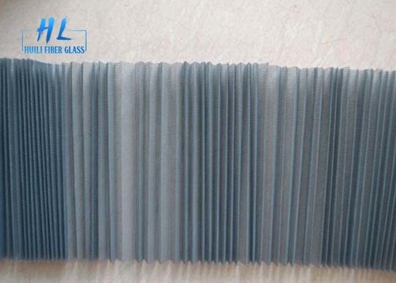 Pencere ve Kapılar için 18mm Katlanabilir Yükseklik 20x20 Mesh UV Direnci Pleiated Böcek Ekranı