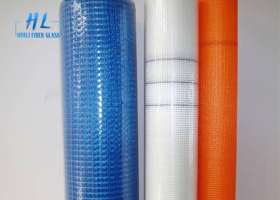 Dış Duvar ve Çatıya Dayanıklı Dokuma Fiberglas Mesh 4 * 4mm 160g Alkali