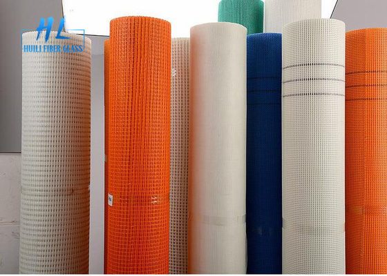 Sıva ve Render İçin Dayanıklı Turuncu Fiberglas Mesh Ortak Bant Alkali