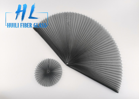 16 * 16 80gsm Katlanır Pencere Ekran Polyester Pileli Mesh Sürgülü Kapılar Kullanımı