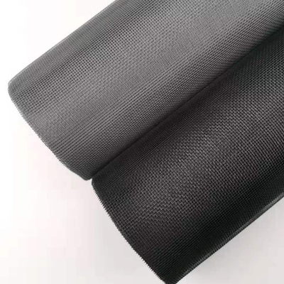 Havuz ve Veranda İçin Siyah 18 * 14 0.33mm Kömür Fiberglas Böcek Mesh