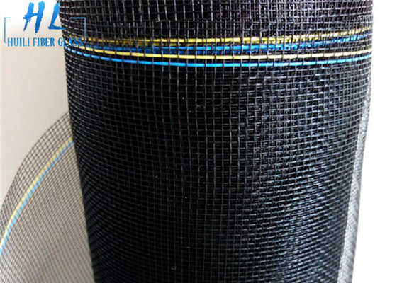 Siyah 18 * 14 110g Fiberglas Böcek Ekranı, Fiberglas Mesh Ekranı