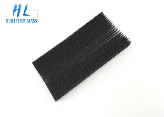 Siyah 18 * 14 Fiberglas Ekran Mesh 200m / Rulo 0.22mm 0.19mm İplik Çapı